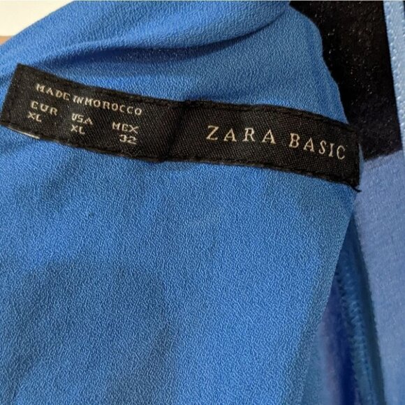 Zara | Open Back Blouse in Blue - Picture 5 of 7